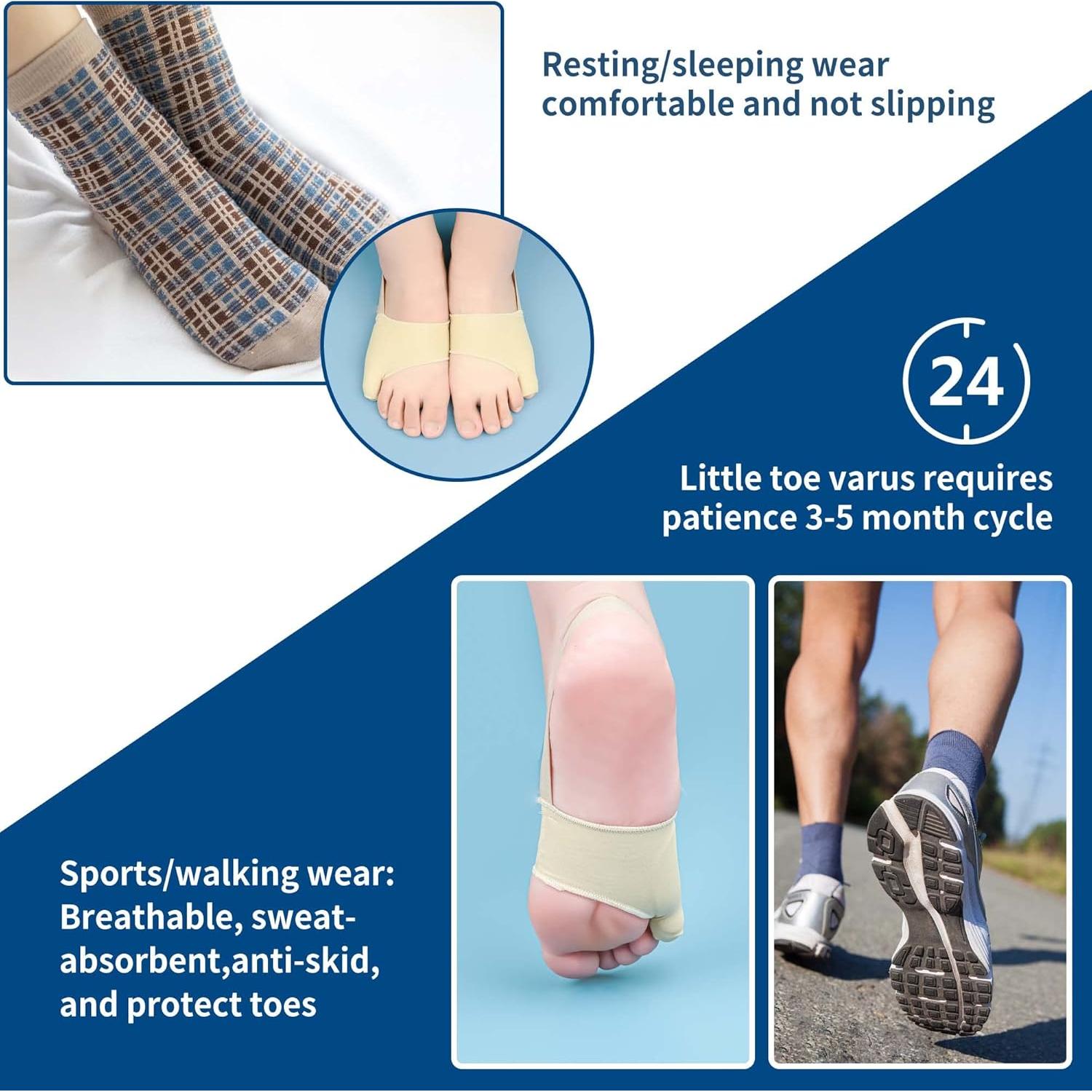 Corrector de Bunionete DYKOOK con Almohadillas de Gel Talla S