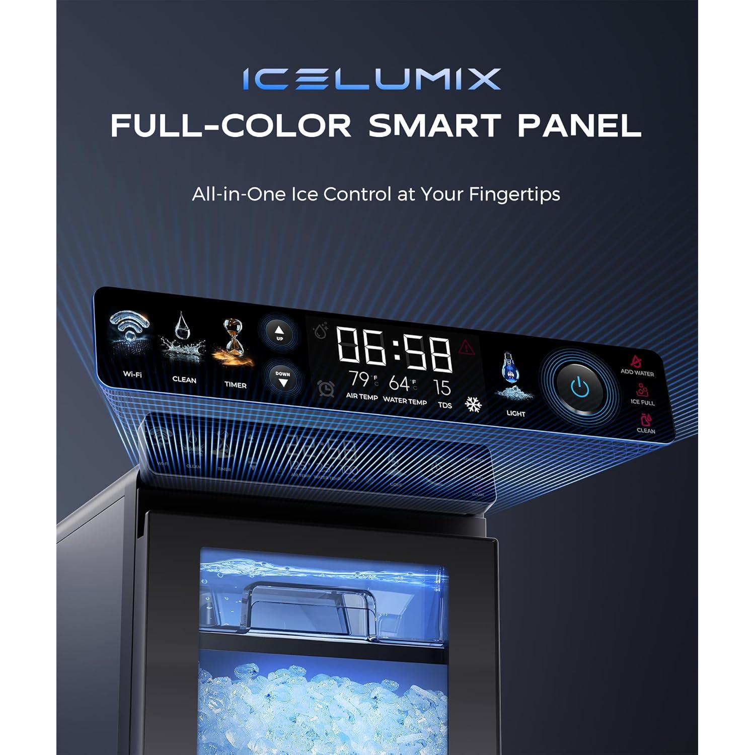 Máquina de Hielo Ecozy IM-NS451B 19.96 kg Acero Inoxidable