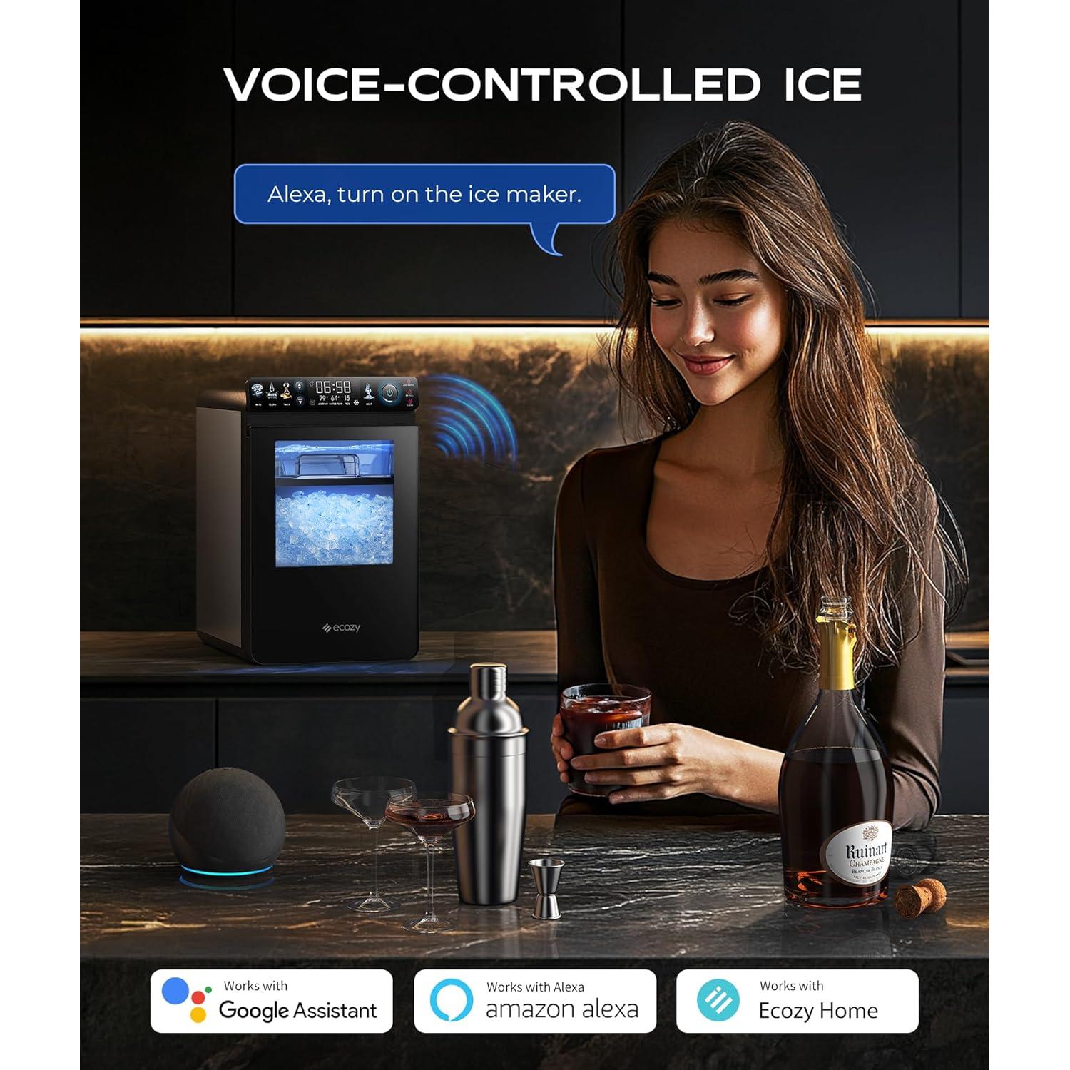 Máquina de Hielo Ecozy IM-NS451B 19.96 kg Acero Inoxidable