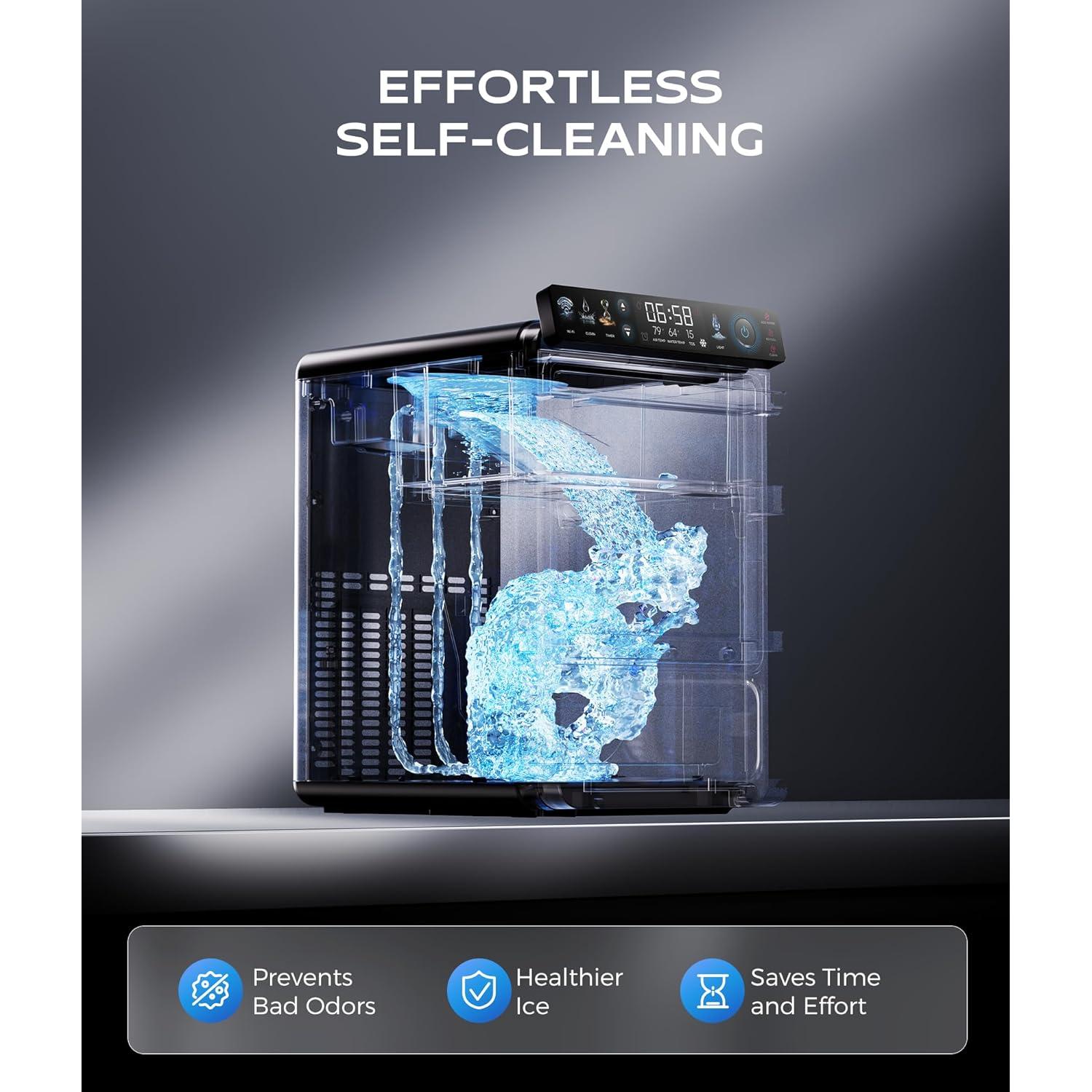 Máquina de Hielo Ecozy IM-NS451B 19.96 kg Acero Inoxidable