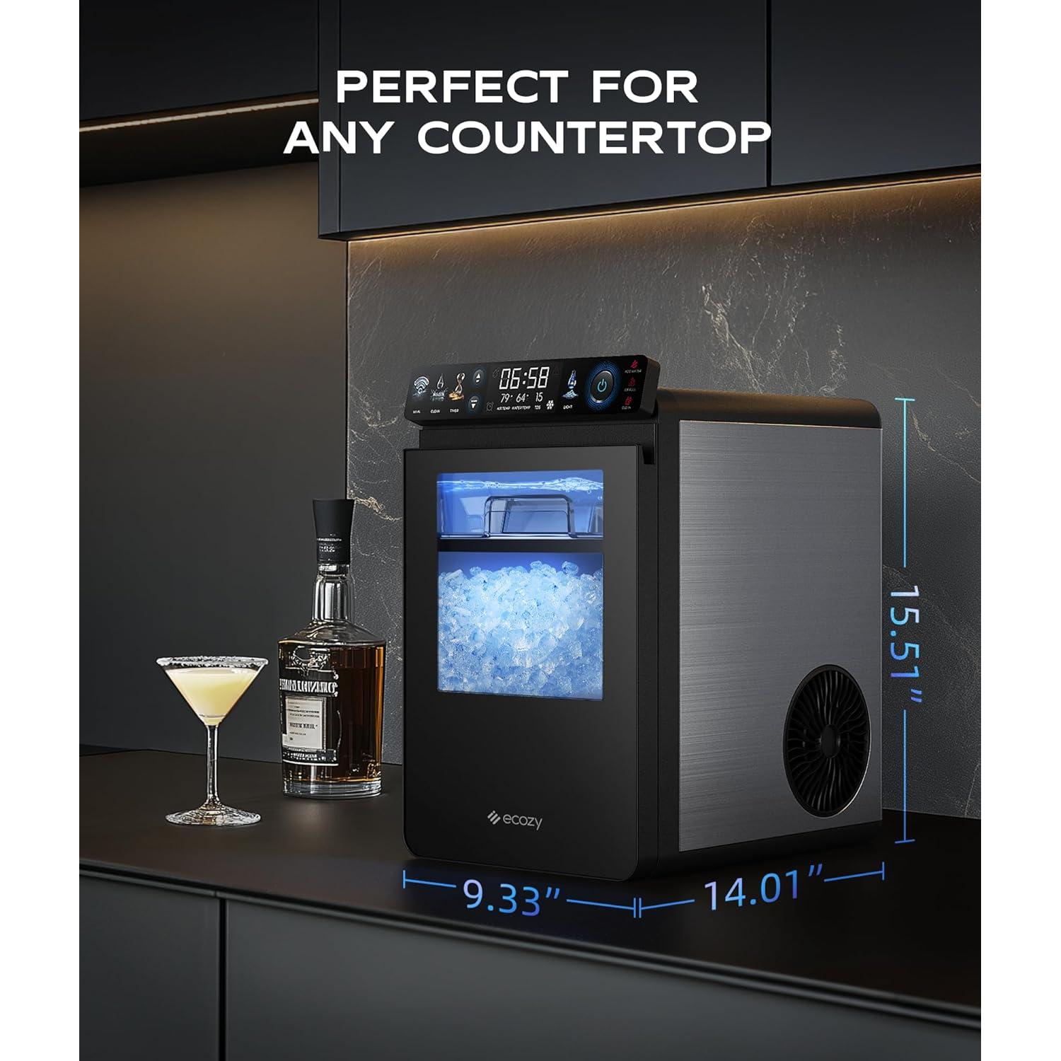 Máquina de Hielo Ecozy IM-NS451B 19.96 kg Acero Inoxidable