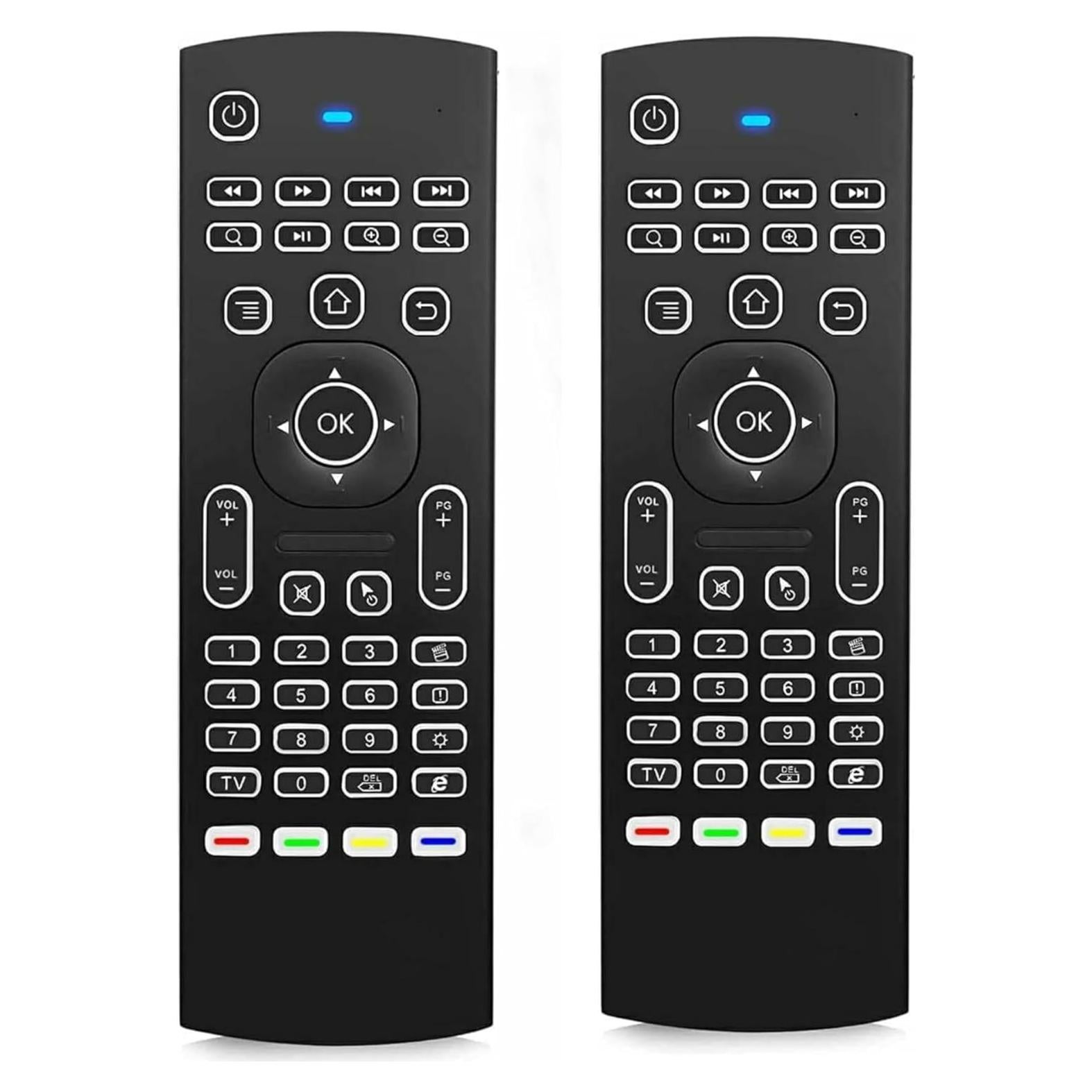 Paquete de 2 Teclados Mini Inalámbricos Guiheng MX3 Pro