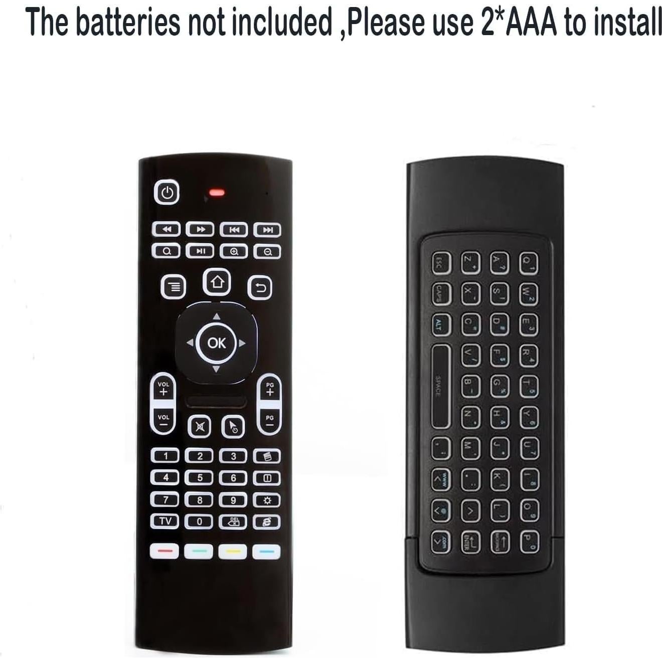 Paquete de 2 Teclados Mini Inalámbricos Guiheng MX3 Pro