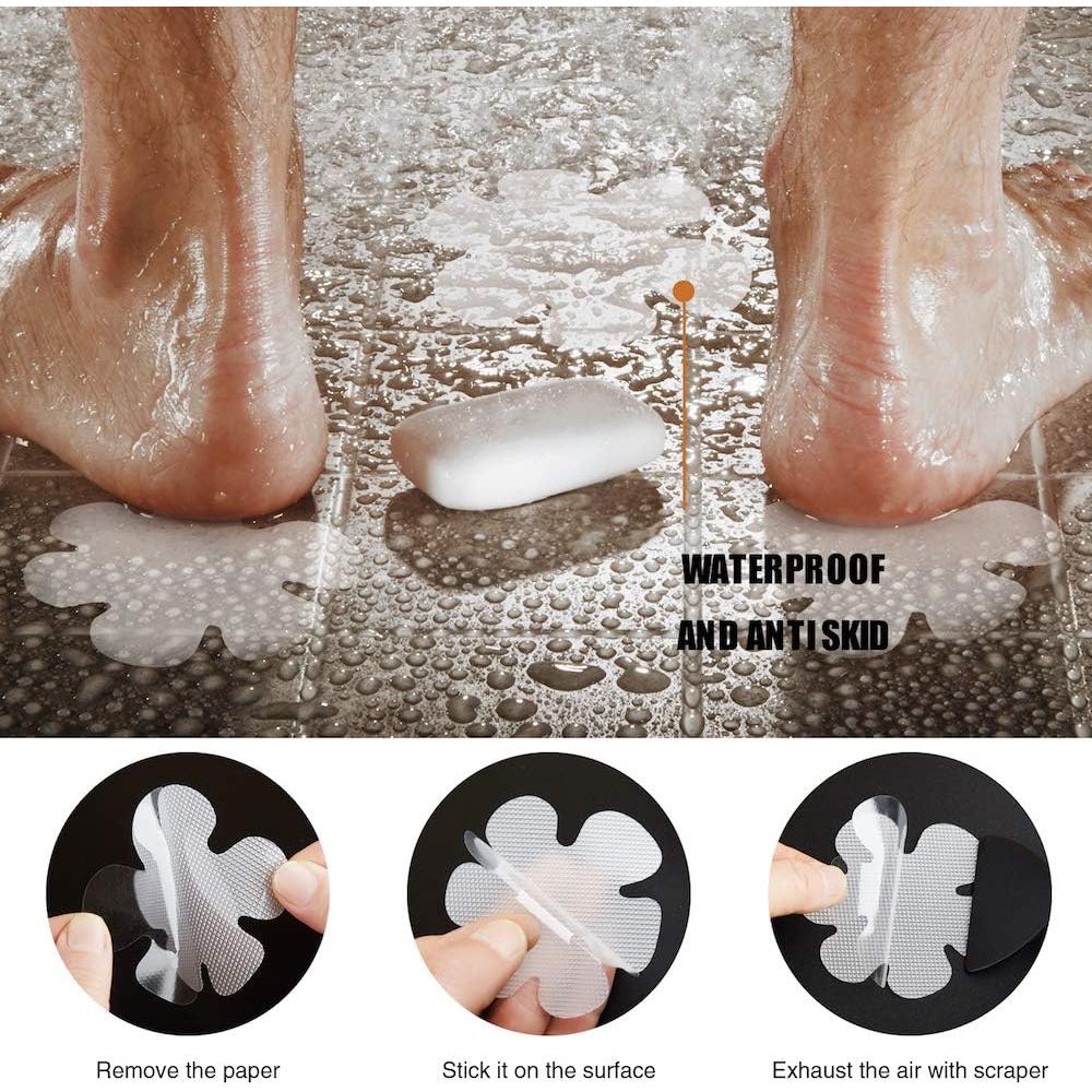 Pegatinas Antideslizantes Secopad para Bañera - 12 Piezas