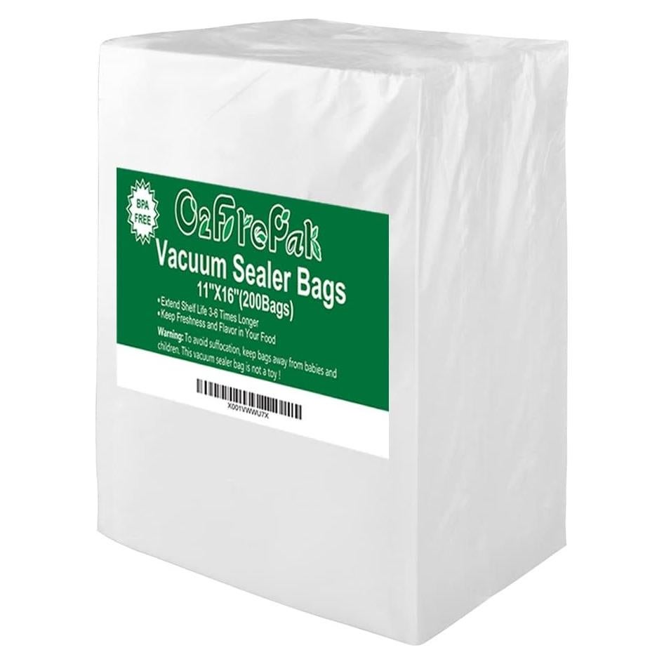 Bolsas de Sellado al Vacío O2frepak 200 Galones 11x16 cm