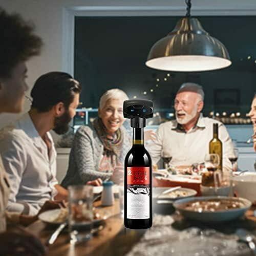 Tapón de Vino Eléctrico Kavydens con Bomba de Vacío Automática