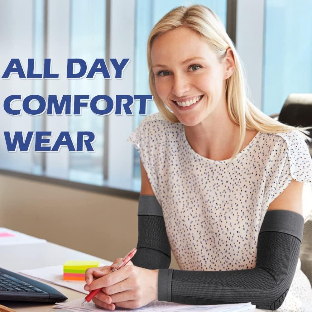 Mangas de Compresión Beister para Brazos y Codos - Negro