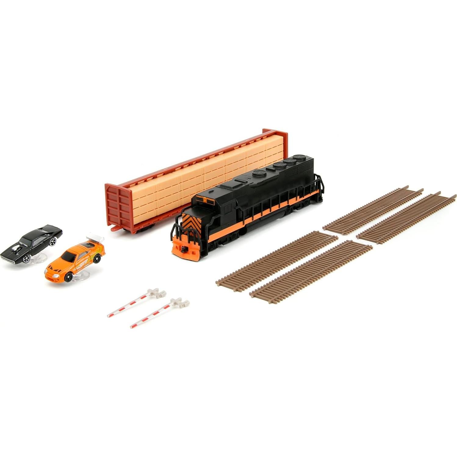 Diorama Rápido y Furioso Jada Toys con 2 Coches de Metal