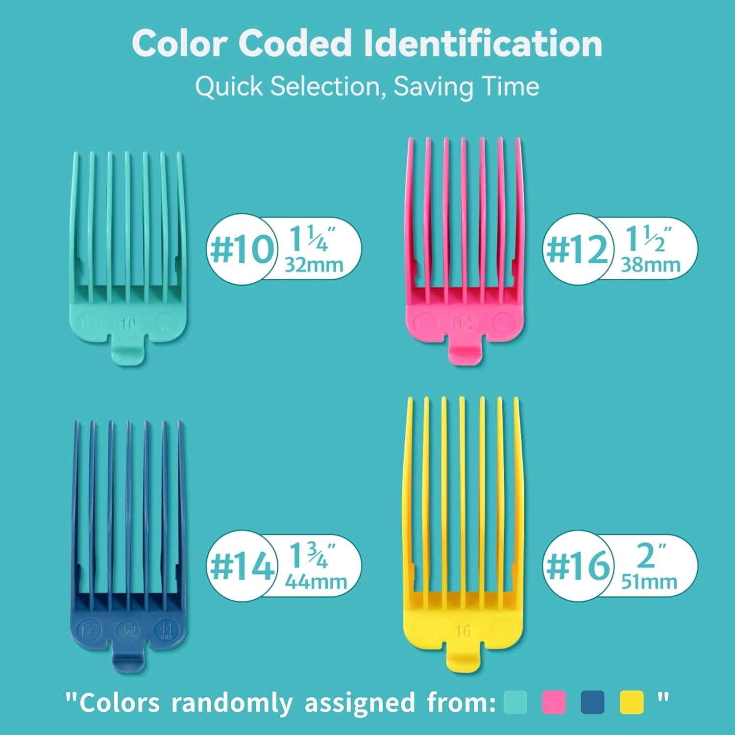 Guardas Clipper LAVEST 4 Piezas Compatible Wahl y Babyliss