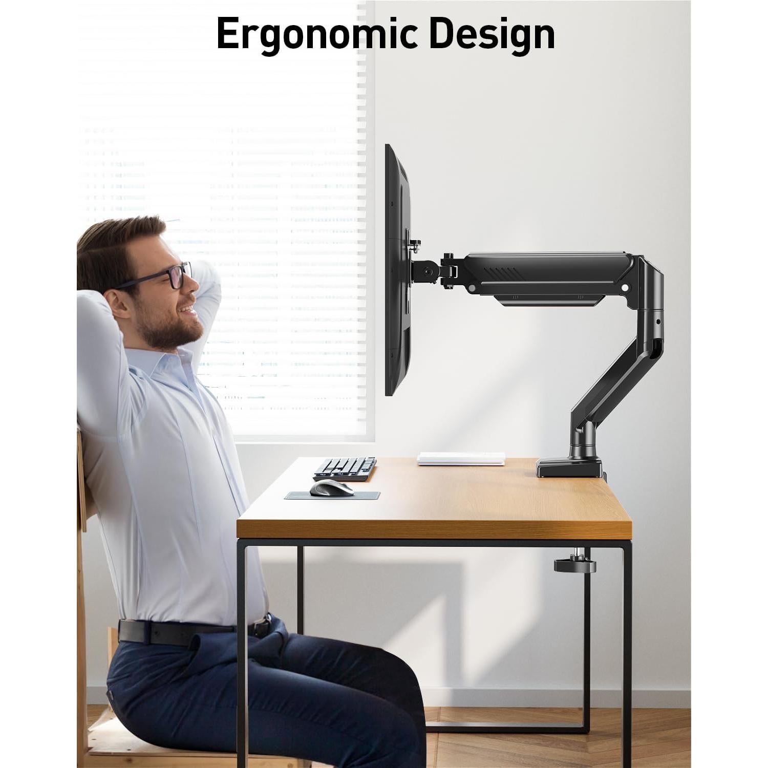 Soporte de Escritorio para Monitor MOUNT PRO 13-32" Negro