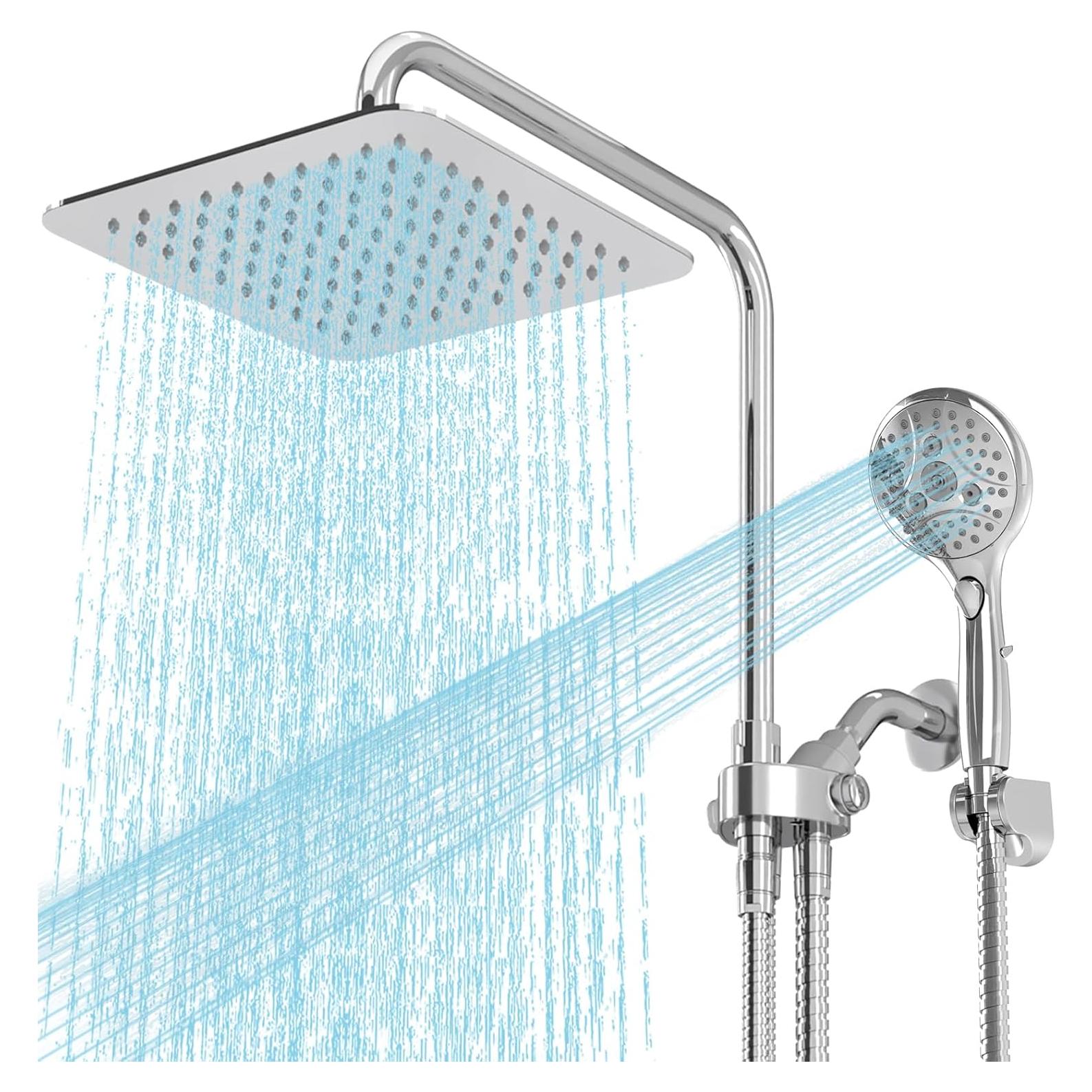 Cabezal de Ducha de Lluvia VXV 10" (25.4 cm) Doble Ajustable