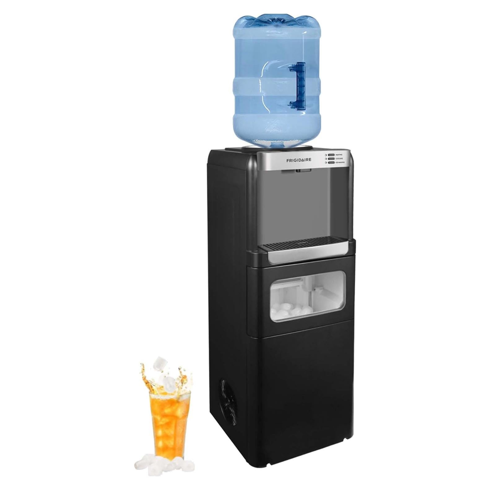 Máquina de Hielo y Agua Frigidaire 3 en 1 - Dispensador 5 Galones