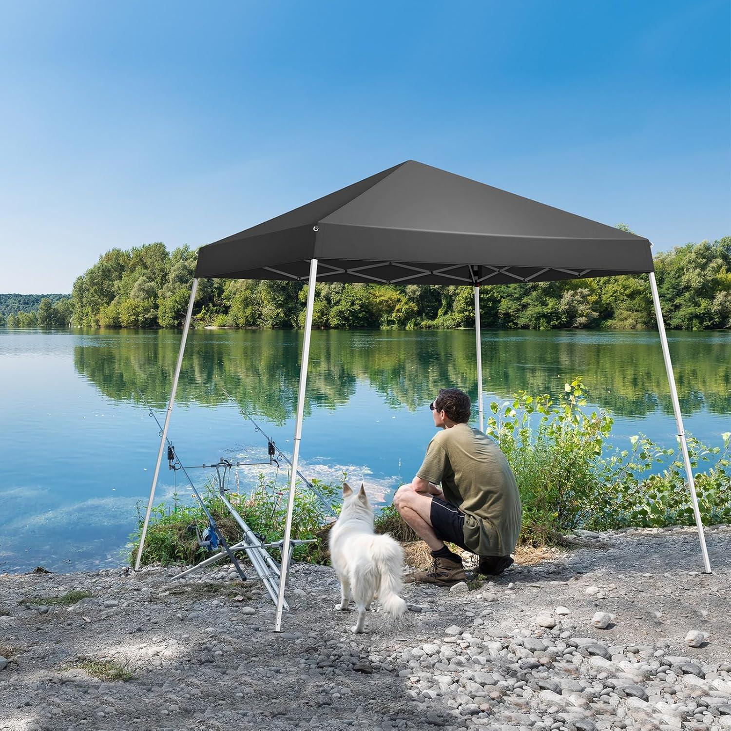 Carpa Pop Up 1.83x1.83m Flowshow, Resistente al Agua y UV