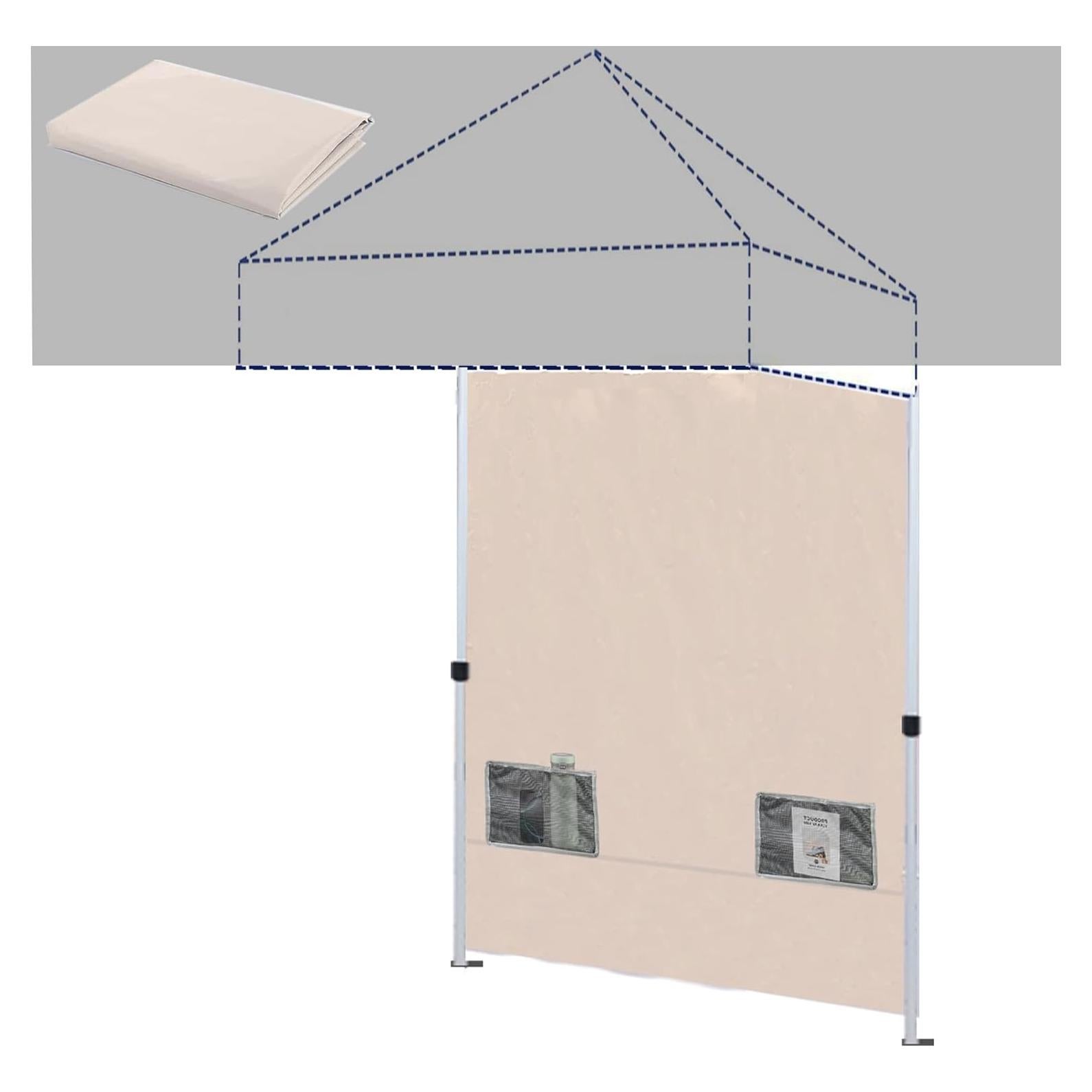 Pared Lateral Carpa 5x5 LUMA SHADES Beige Impermeable UV