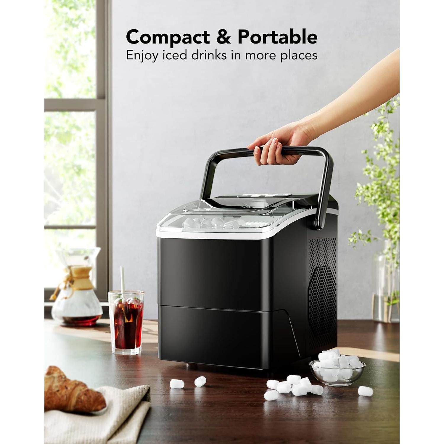 Máquina de Hielo Bebisuny 9 Cubos en 6 Minutos 11,79 kg