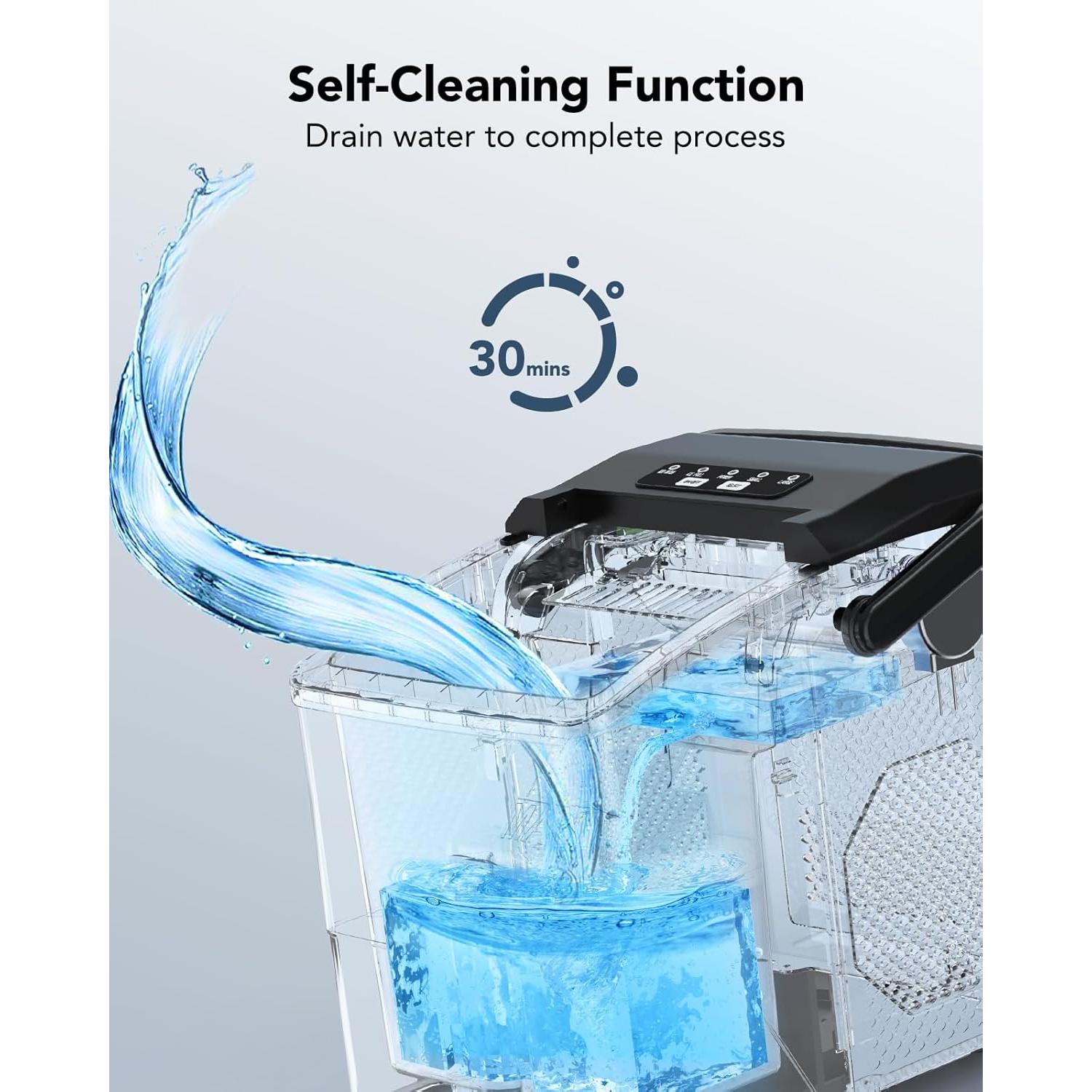 Máquina de Hielo Bebisuny 9 Cubos en 6 Minutos 11,79 kg