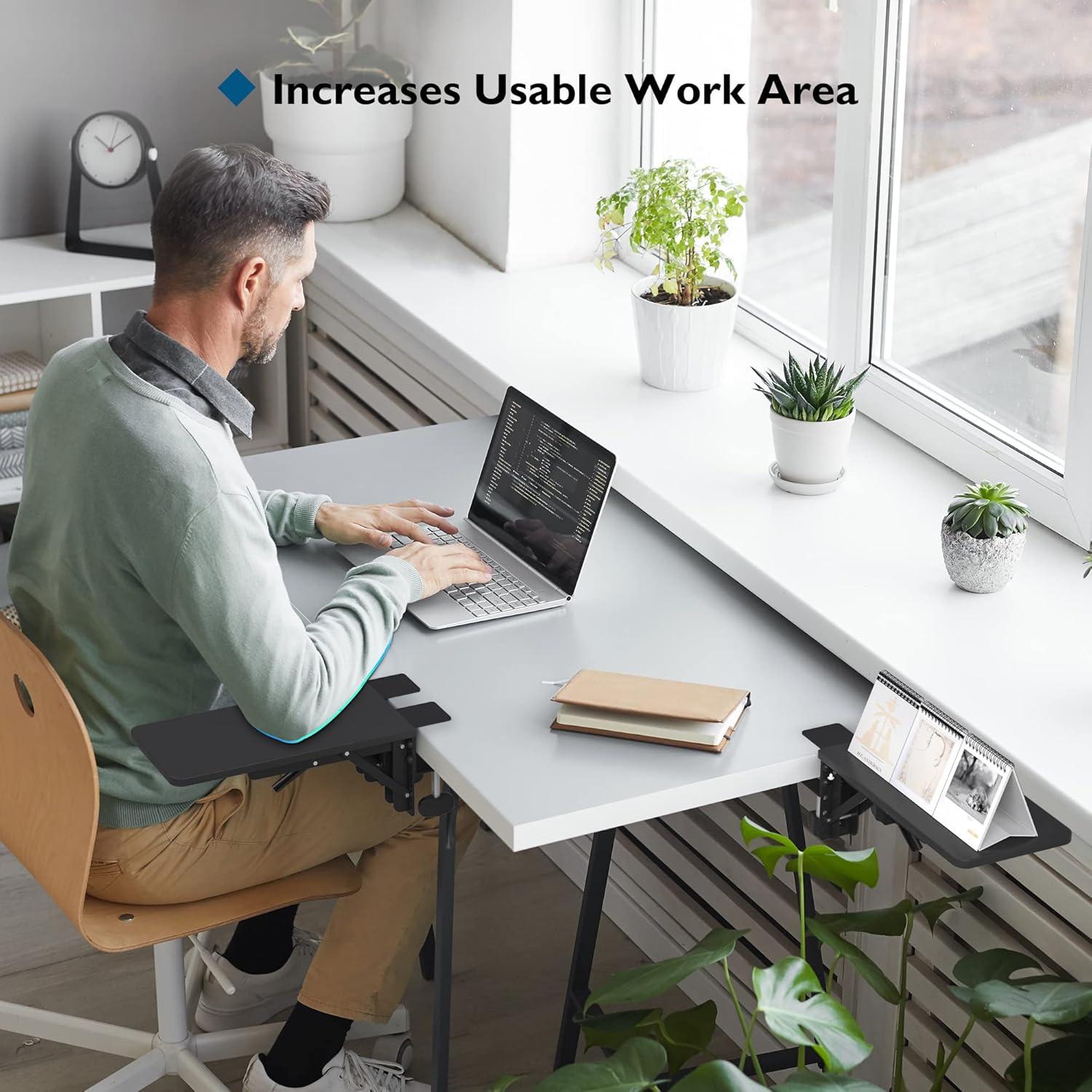 Bandeja Extensora Ergonómica BONTEC EH02 30x15cm Soporte Brazo