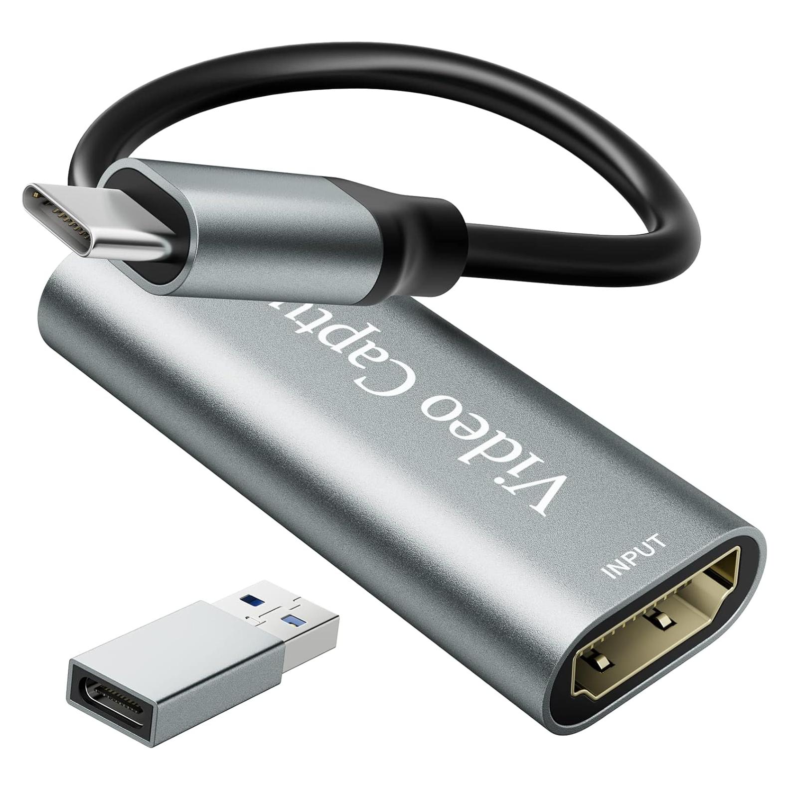 Tarjeta de Captura VIXLW 4K 1080P USB-C para Juegos
