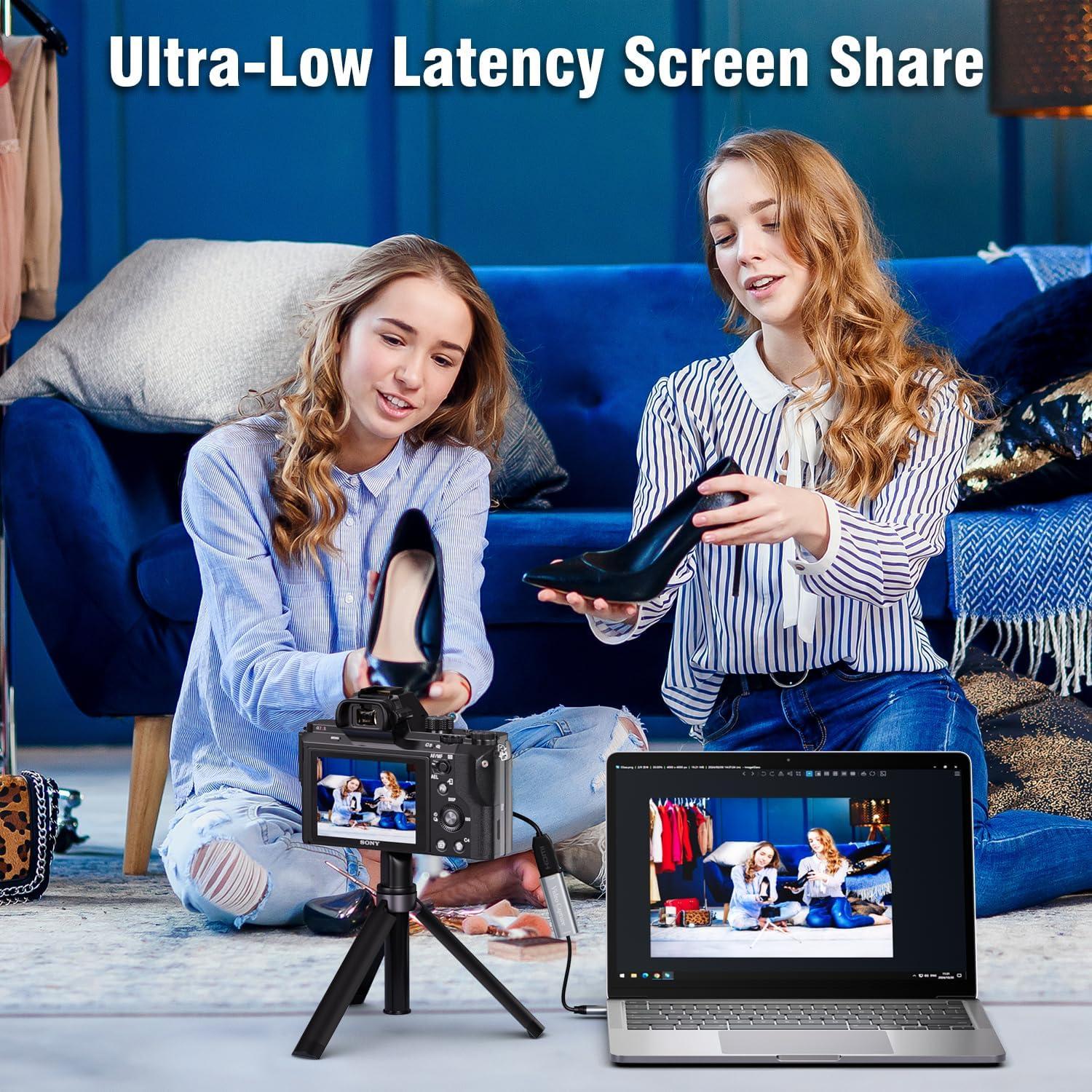 Tarjeta de Captura VIXLW 4K 1080P USB-C para Juegos