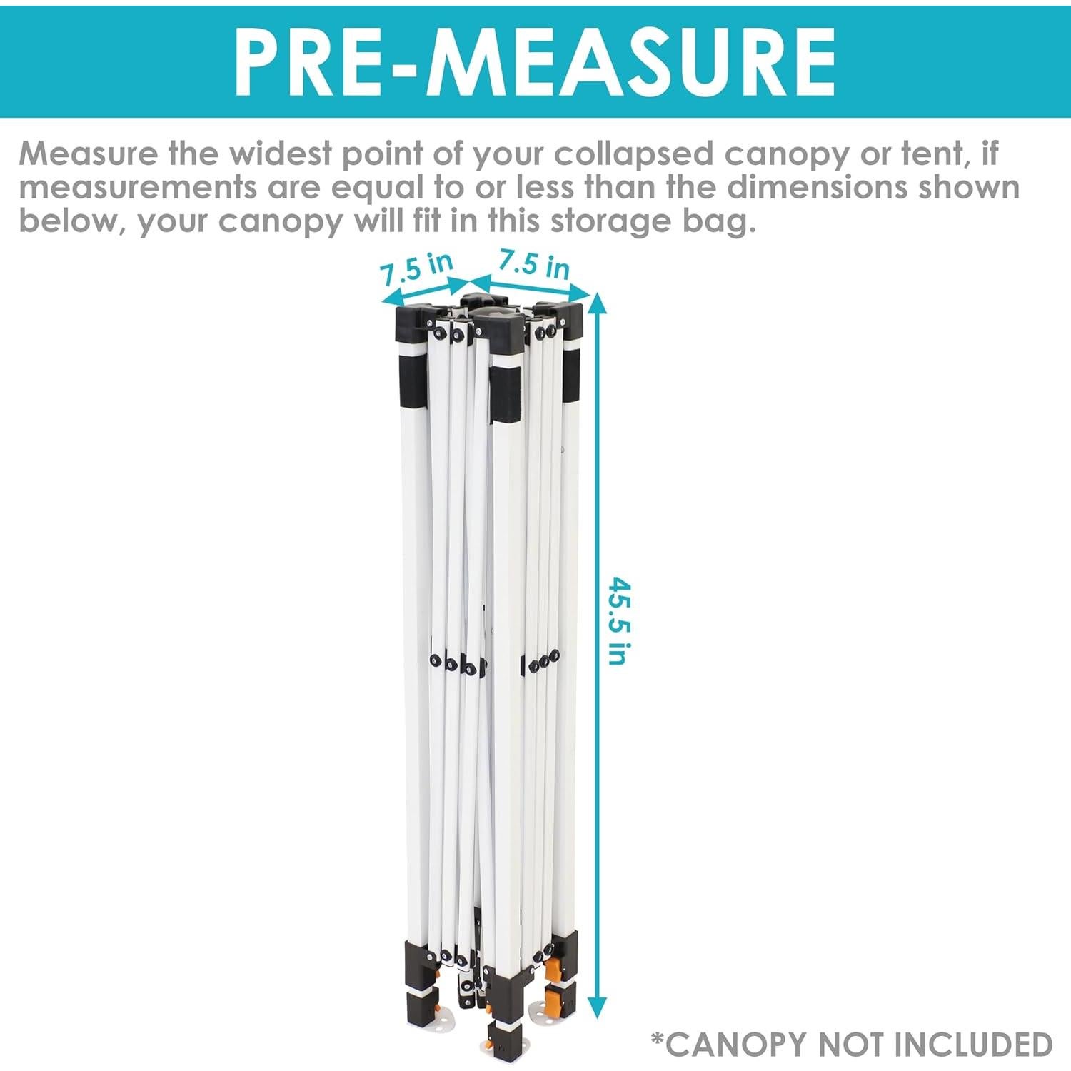 Bolsa Duffle Grande Sunnydaze 115.57 cm para Carpa Plegable