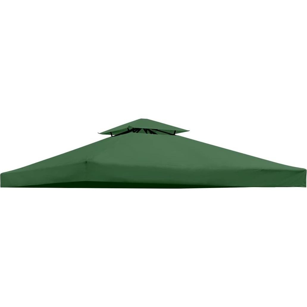 Techo de Repuesto para Gazebo Frtzal 3.05m Doble Capa Verde
