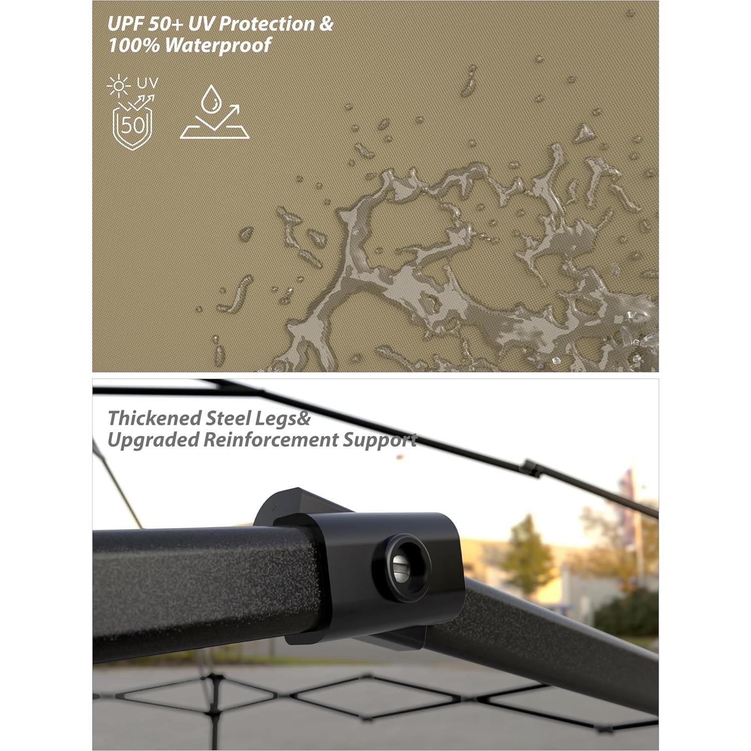 Carpa Pop Up OUTGOODS 3x3m Impermeable con Protección UV