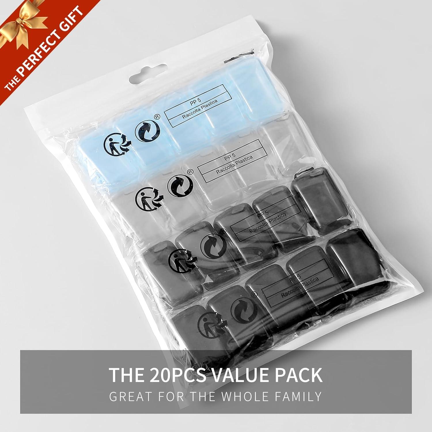 Cubiertas para Cepillos de Dientes Muslish 20 Piezas - Gris