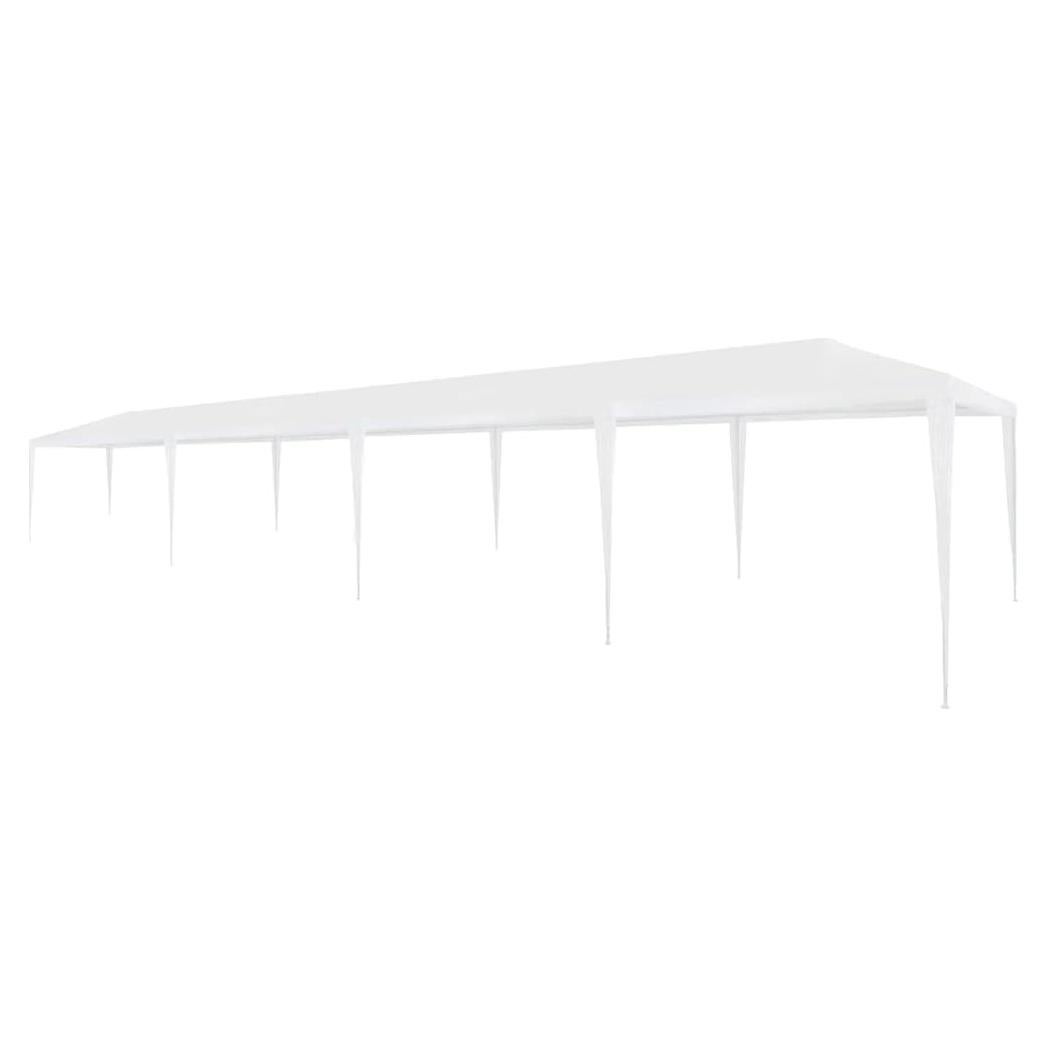 Party Tent 9.8'x39.4' PE White,Premium Outdoor Party Tent UVresistant and Waterrepellent for All Events Outdoor Canopies, Outdoor Gazebos