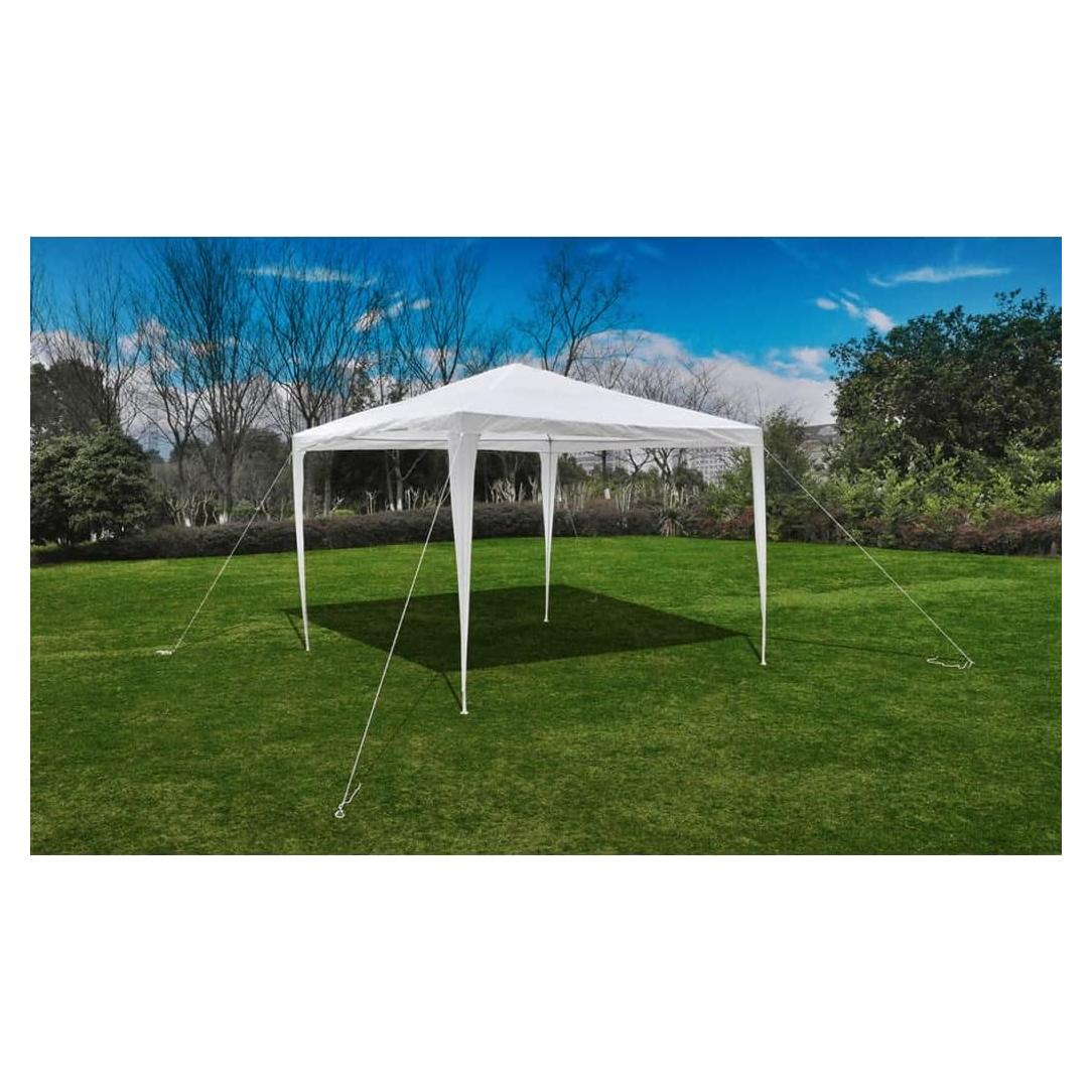 Pabellón de Jardín ZQQLVOO 3x3m Impermeable Blanco