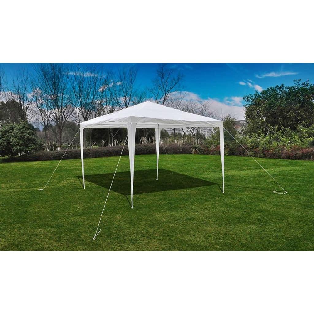 Pabellón de Jardín ZQQLVOO 3x3m Impermeable Blanco