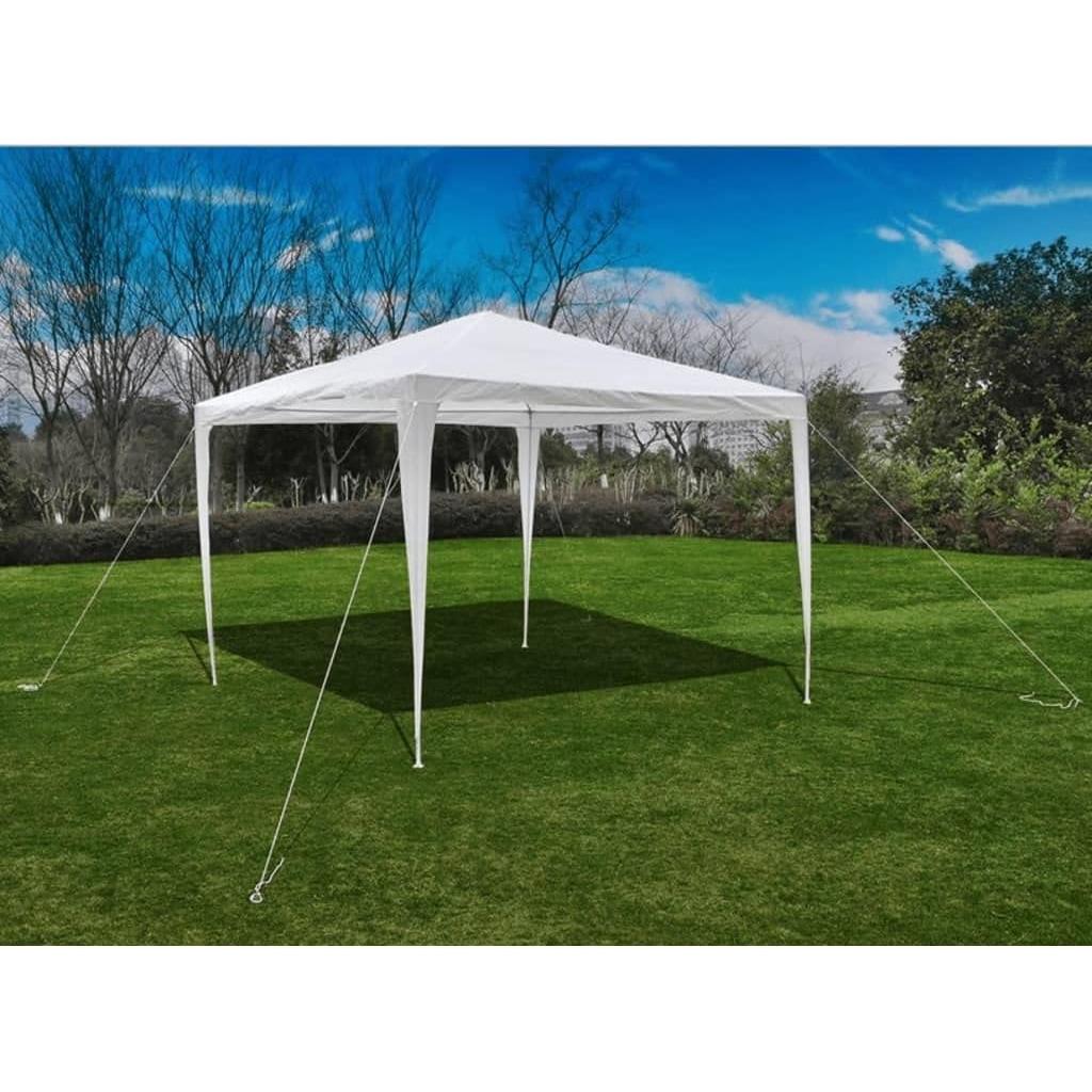 Pabellón de Jardín ZQQLVOO 3x3m Impermeable Blanco