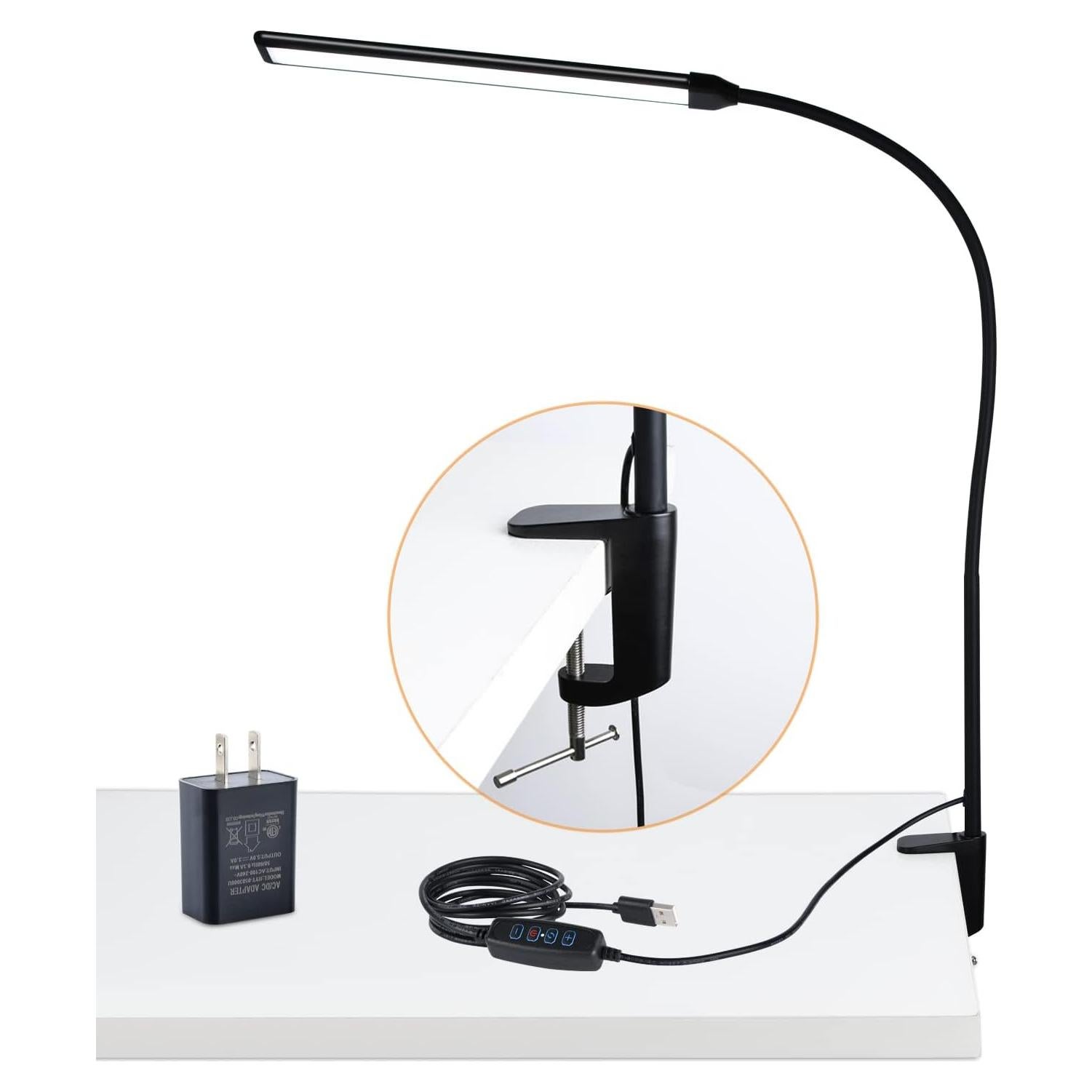 Lámpara de Escritorio LED CeSunlight G02, 11W, 3 Modos, 10 Niveles