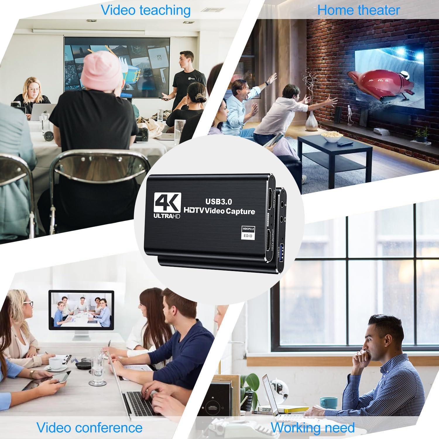 Tarjeta de Captura de Video 4K Dobestyou V316 HDMI USB 3.0