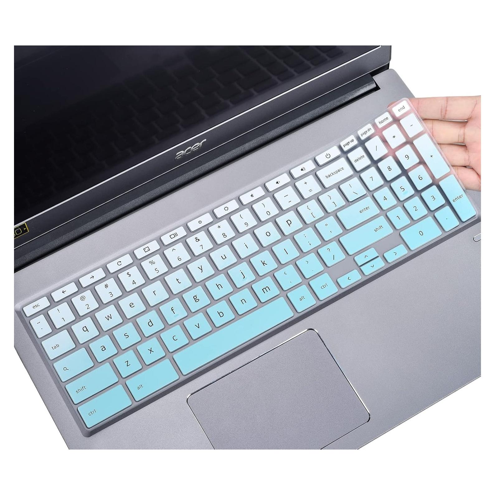 Protector de Teclado CaseBuy para Acer Chromebook 15.6" Verde