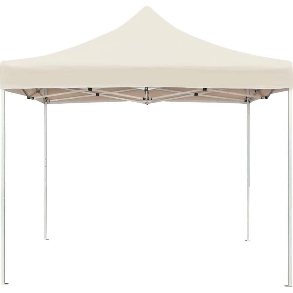 Carpa Plegable Profesional ZQQLVOO 290x290 cm Crema