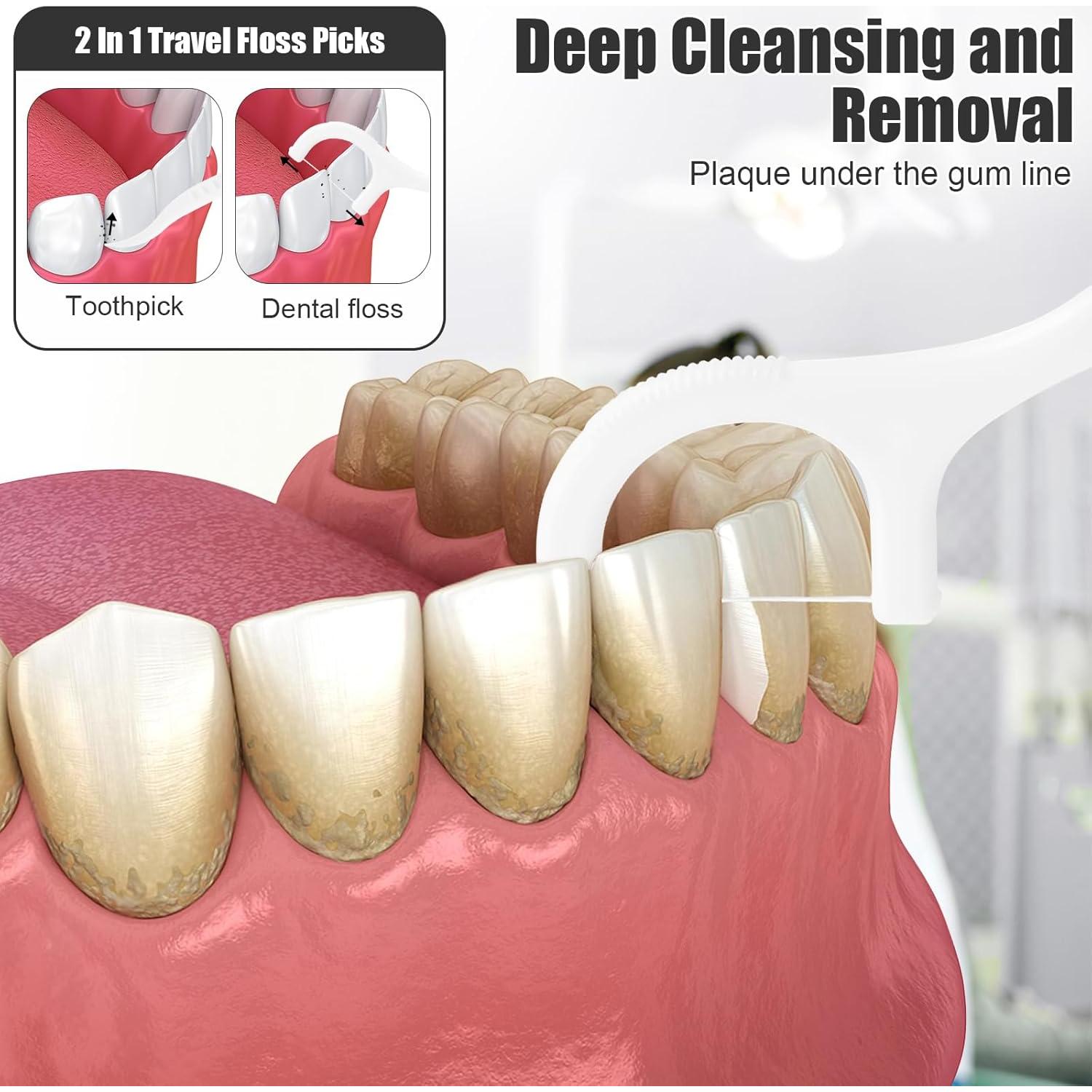 Palillos de Hilo Dental HOFASON 500 Unidades Higiénicos