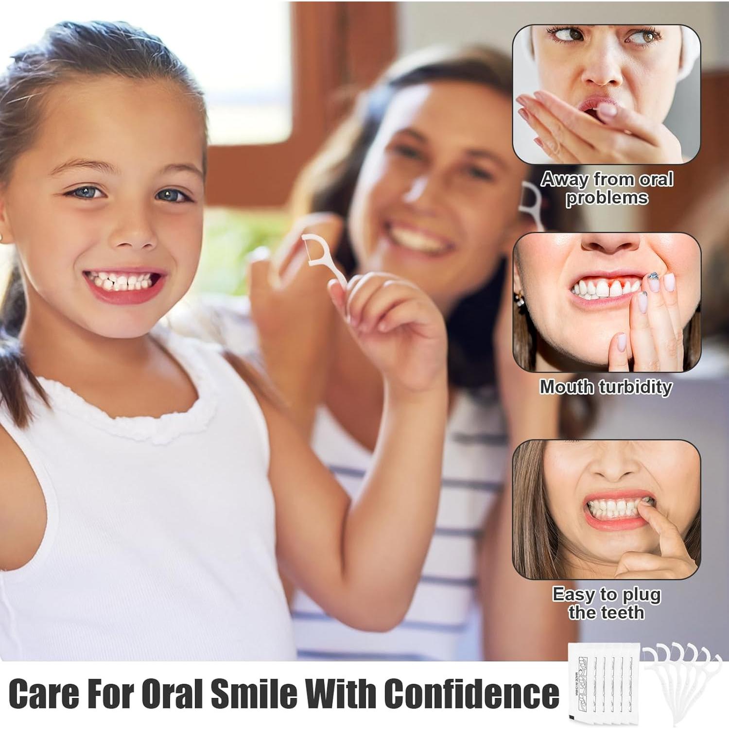 Palillos de Hilo Dental HOFASON 500 Unidades Higiénicos