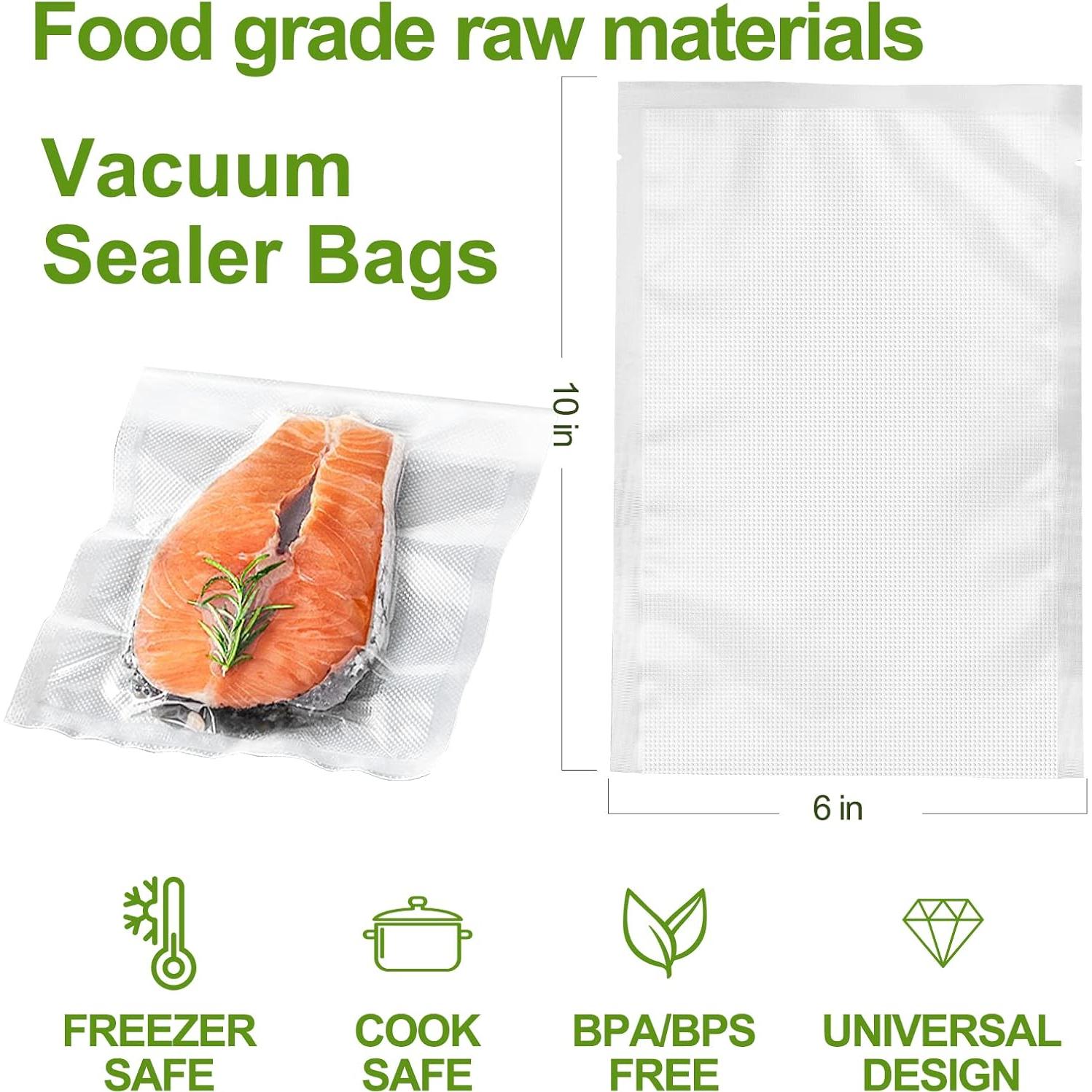 Bolsas de Sellado al Vacío W&Y 100 Unidades 15x25 cm Sin BPA