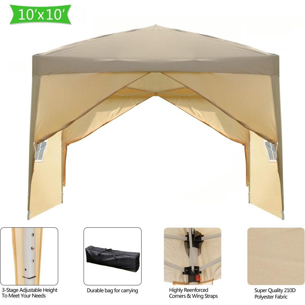 Carpa Plegable Hikarinowa 3x3m Impermeable Verde para Eventos