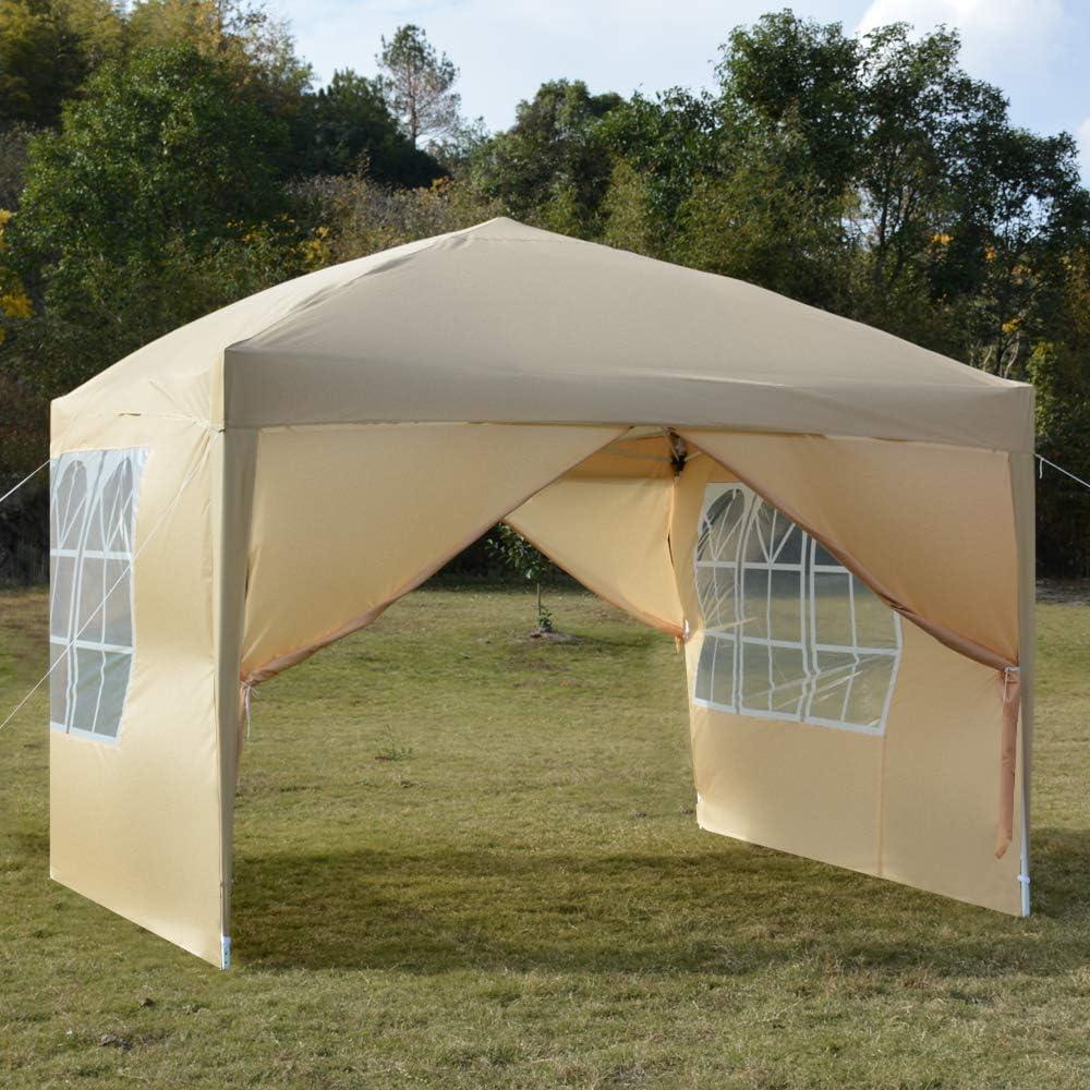 Carpa Plegable Hikarinowa 3x3m Impermeable Verde para Eventos