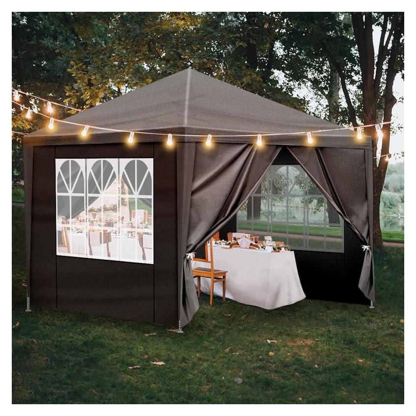 Tienda de Fiesta Exterior NOLLAM 3x3m Impermeable con Paredes