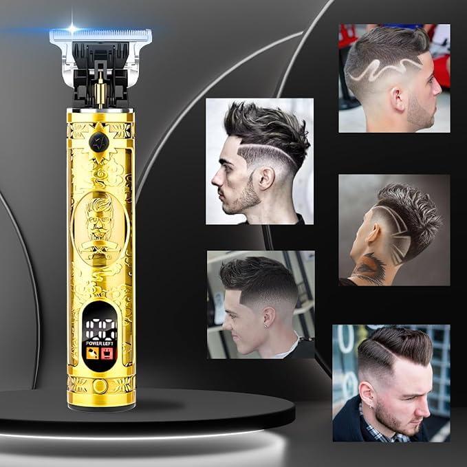 Recortadora de Barba Zlickro ZCK-002 con Pantalla LCD