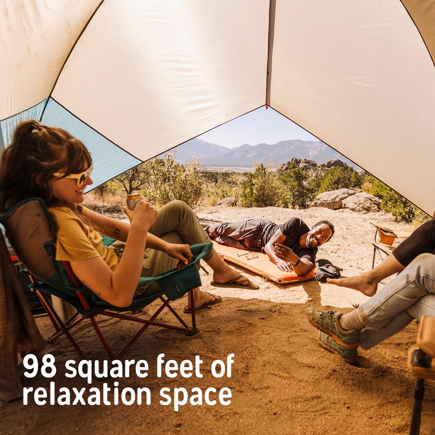 Refugio portátil Kelty Sunshade 2024, 7.25 m², UV y viento