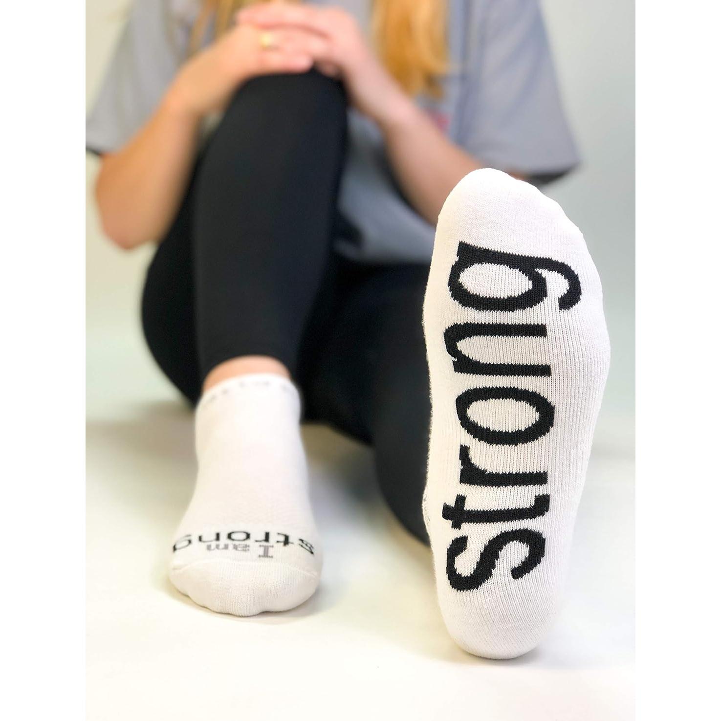 Calcetines Inspiradores Soy Fuerte - Notas para Uno Mismo