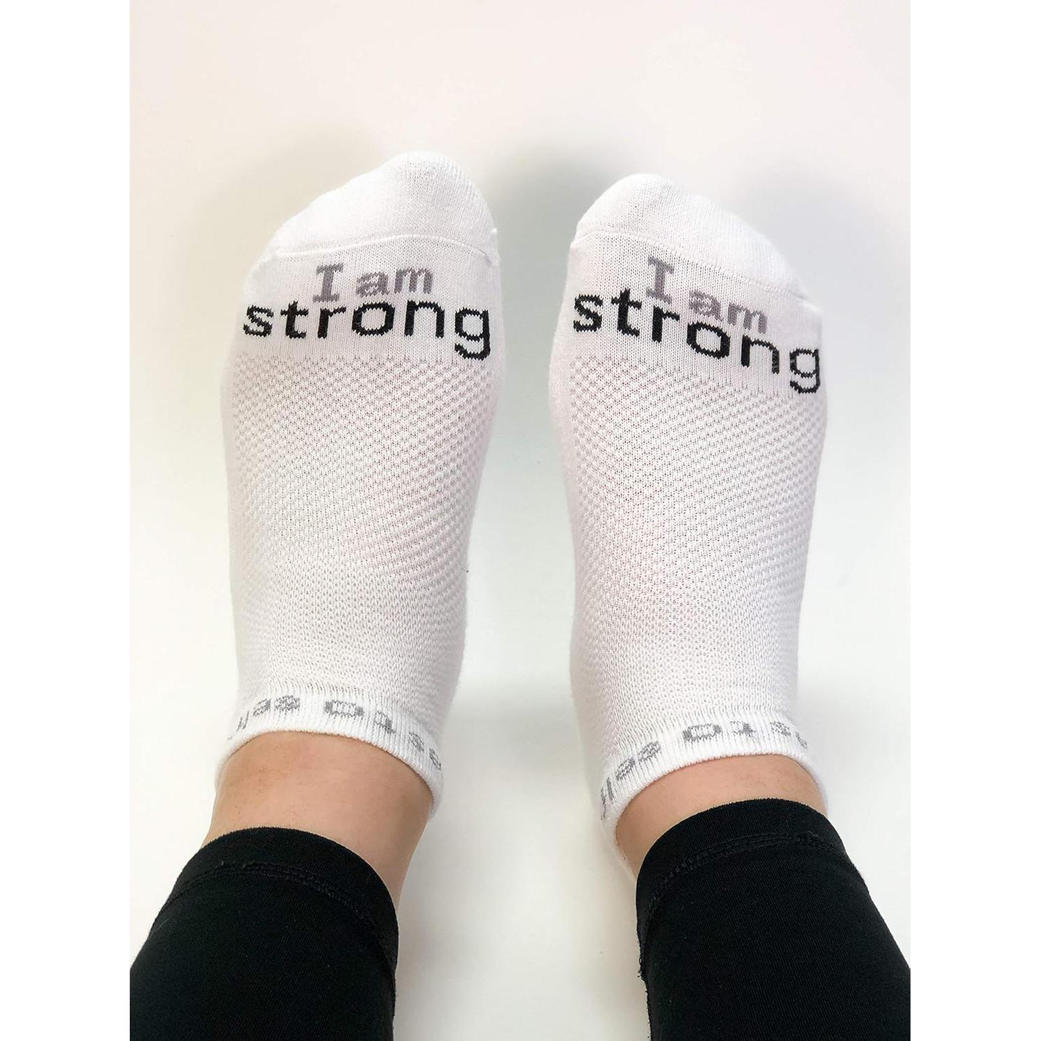 Calcetines Inspiradores Soy Fuerte - Notas para Uno Mismo