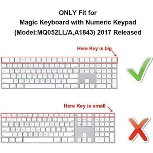 Cubierta de Teclado Silicona HRH A1843 Diseño EE.UU.