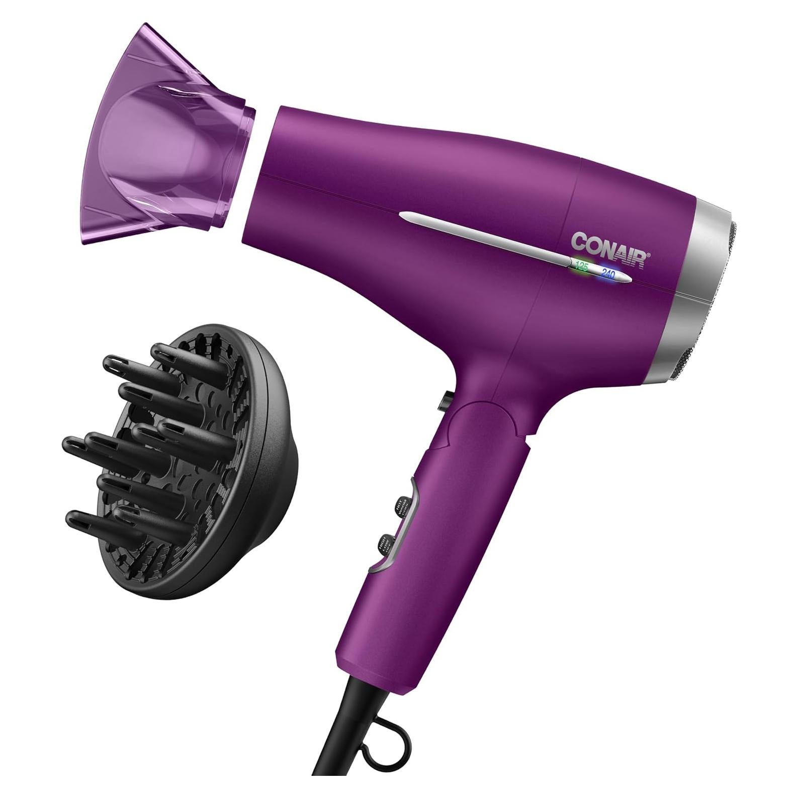 Secador de Pelo Plegable Conair 420UX, Viaje Mundial, 0.45kg