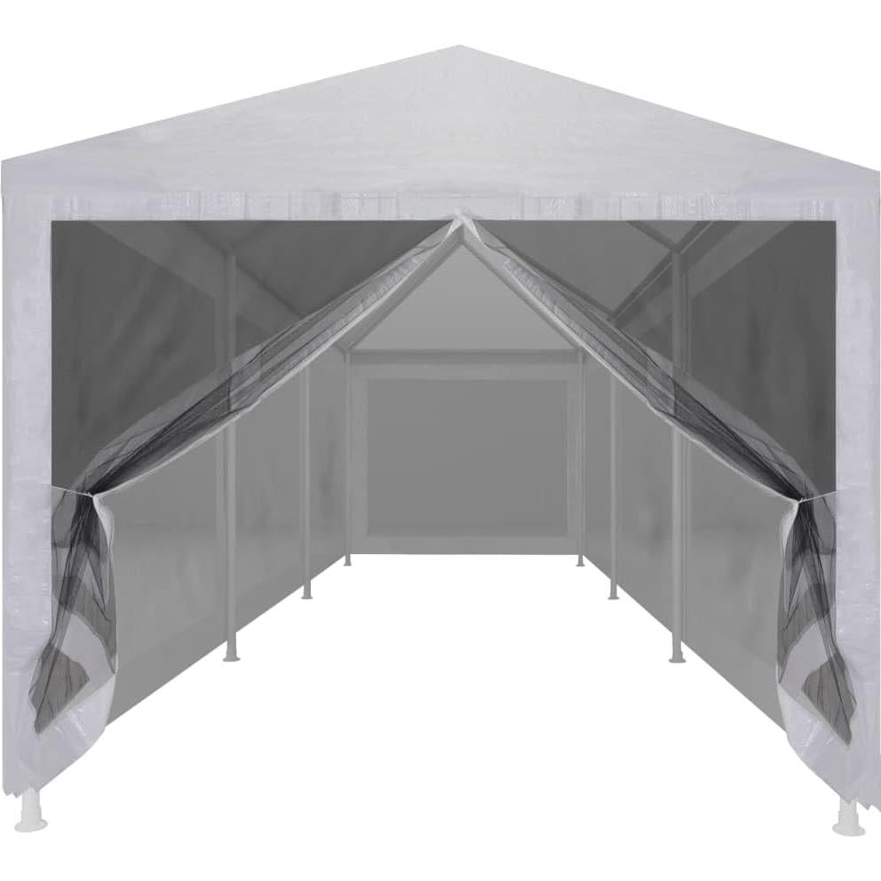 Party Tent with 8 Mesh Sidewalls 29.5' x 9.8',Portable Party Tent with Mesh Side Walls for Outdoor Events Patio Furniture