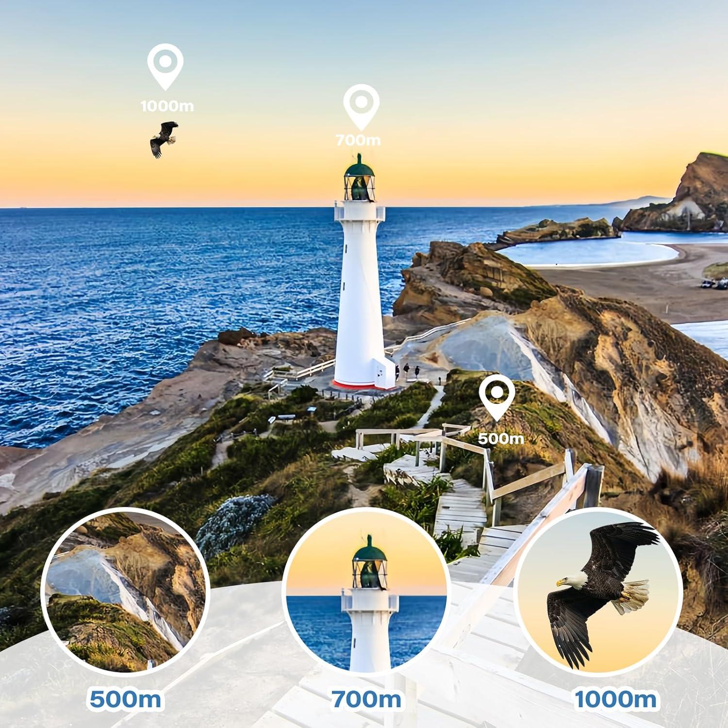 Telescopio Monocular Gskyer 25x50 HD Compacto para Aventura