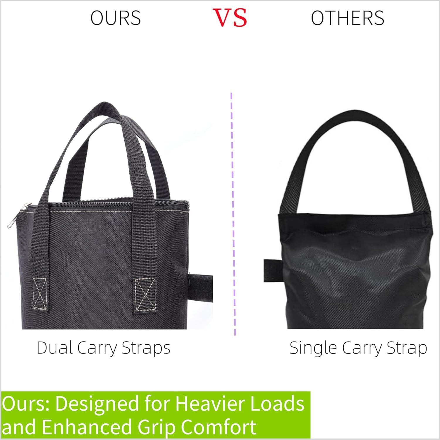 Bolsas de Arena con Cierre Nadrocene - Juego de 4, 30 kg